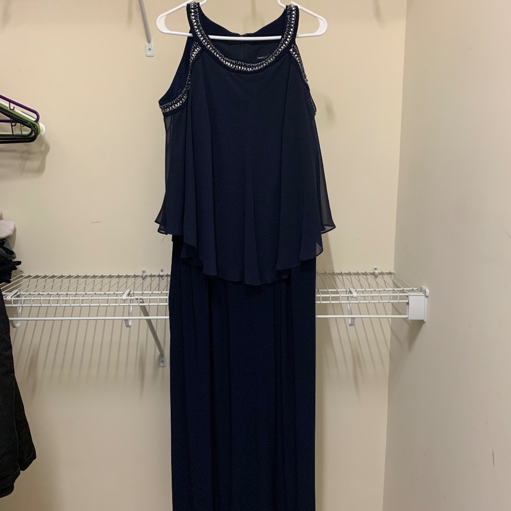 Alex Evenings Navy Dress 20W